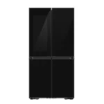 ⁦מקרר 4 דלתות 645 ליטר כולל בר מים ויצרן קרח אוטומטי Samsung BeSpoke RF65DB970E22 זכוכית שחורה⁩ – תמונה ⁦2⁩
