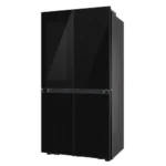 ⁦מקרר 4 דלתות 645 ליטר כולל בר מים ויצרן קרח אוטומטי Samsung BeSpoke RF65DB970E22 זכוכית שחורה⁩ – תמונה ⁦4⁩