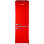 MBR-410DF-RED מקרר מקפיא תחתון 300 ליטר מבית Mont Blanc - אדום רטרו