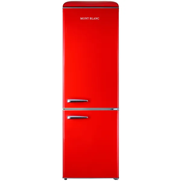 אדום MBR-410DF-RED מקרר מקפיא תחתון 300 ליטר מבית Mont Blanc - אדום רטרו – תמונה 1