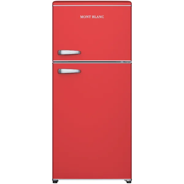 אדום 518 MBR-640FF-RED מקרר מקפיא עליון 518 ליטר מבית MONT BLANC - צבע אדום רטרו – תמונה 1