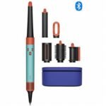 מעצב שיער AIRWRAP I.D בגימור טורקיז טופז DYSON דייסון HS08 יבואן רשמי במלאי