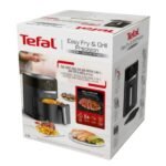 ⁦מכשיר טיגון ‏ללא שמן Tefal Easy Fry & Grill XXL Inox EY801D27 טפאל במלאי⁩ – תמונה ⁦5⁩