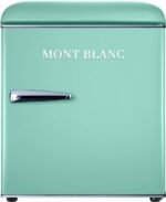MBR-90DF-PS מקרר משרדי מיני בר 46 ליטר מבית MONT BLANC -  פיסטוק רטרו