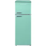 MBR-440FF-PS מקרר מקפיא עליון 340 ליטר מבית MONT BLANC - צבע ירוק פיסטוק