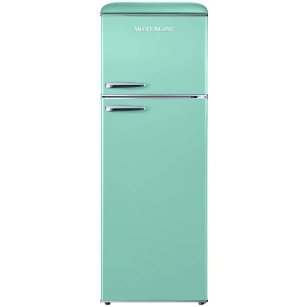 ירוק פיסטוק MBR-440FF-PS מקרר מקפיא עליון 340 ליטר מבית MONT BLANC - צבע ירוק פיסטוק – תמונה 1