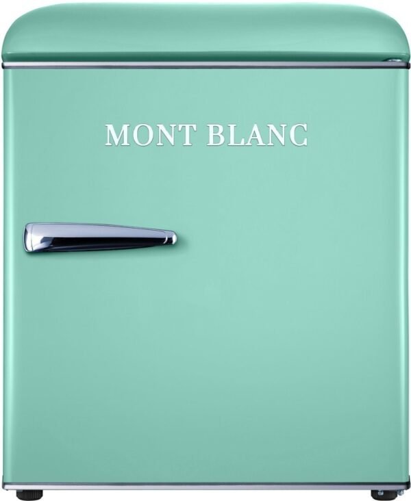 ⁦MBR-90DF-PS מקרר משרדי מיני בר 46 ליטר מבית MONT BLANC -  פיסטוק רטרו⁩ – תמונה ⁦1⁩