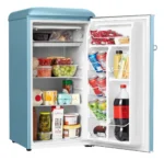 ⁦MBR-190DF-BLU מקרר משרדי מיני בר 95 ליטר מבית MONT BLANC - צבע כחול⁩ – תמונה ⁦2⁩