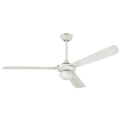 לבן 7 Mountain Gale מאוורר תקרה לפרגולה לבן 52" עם חוט משיכה מבית Westinghouse – תמונה 1