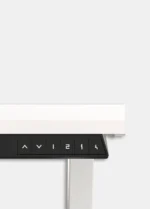 ⁦ET119W-C שולחן חכם מתכוונן לבן 100X60 ס"מ מבית SMARTER ⁩ – תמונה ⁦2⁩