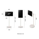 ⁦27LX6TDGA טלוויזיה ניידת חכמה עם מסך מגע "27 LED 4K מבית LG⁩ – תמונה ⁦4⁩