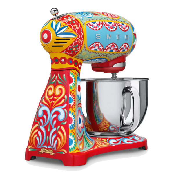 ⁦SMF03DGEU מיקסר רטרו SMEG בעיצוב Dolce & Gabbana מבית SMEG⁩ – תמונה ⁦2⁩