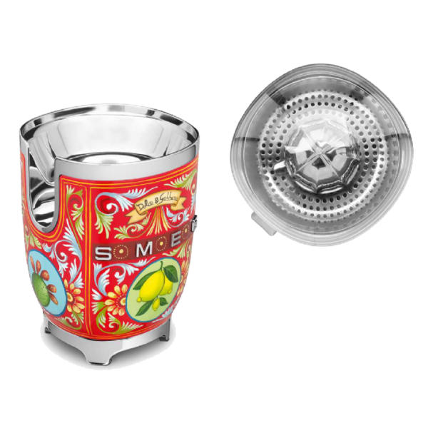 ⁦CJF01DGEU מסחטת הדרים בעיצוב רטרו Dolce & Gabbana מבית SMEG⁩ – תמונה ⁦2⁩
