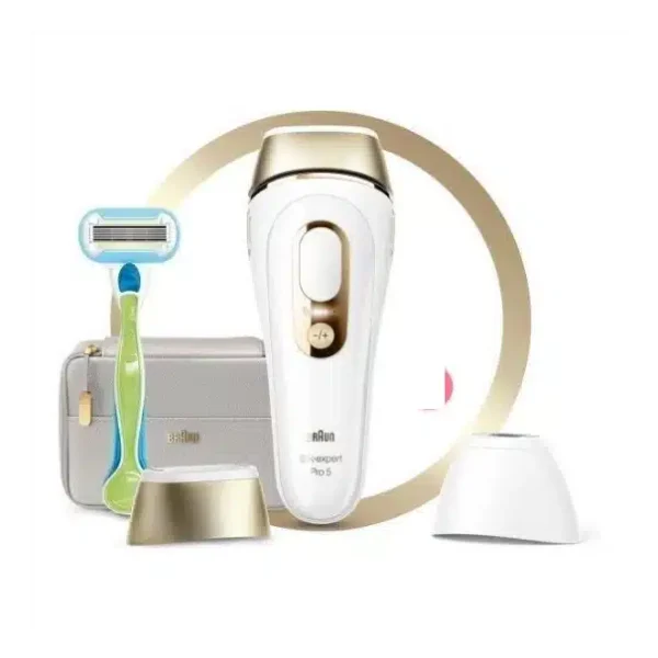 מסיר שיער IPL5454 מכשיר להסרת שיער ביתי Silk Expert Pro 5 מבית Braun – תמונה 1
