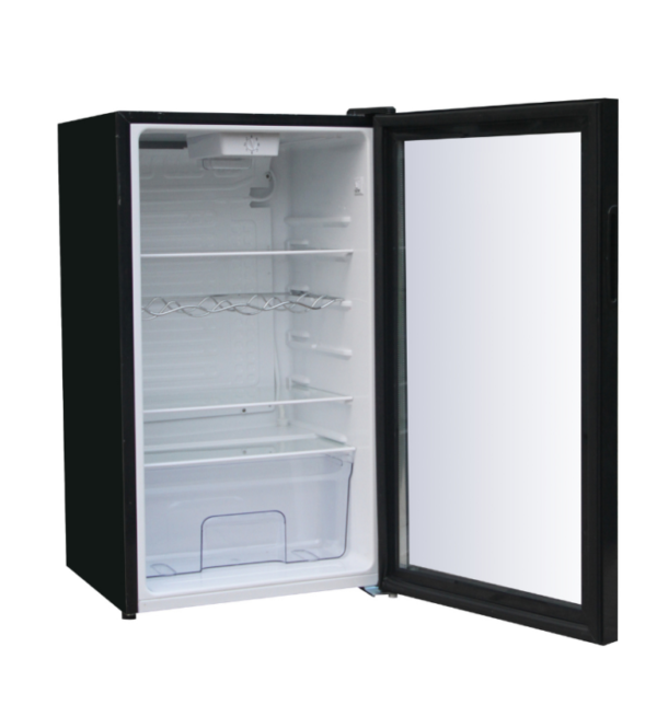 ⁦FJ-V107TE מקרר ויטרינה מסחרי 93 ליטר DE-FROST - שחור מבית FUJICOM⁩ – תמונה ⁦3⁩