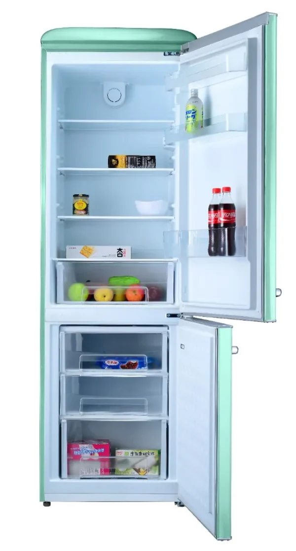 ⁦MBR-410DF-PS מקרר מקפיא תחתון 300 ליטר מבית Mont Blanc - צבע ירוק פיסטוק⁩ – תמונה ⁦3⁩
