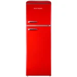 MBR-390DF-RED מקרר מקפיא עליון 295 ליטר מבית MONT BLANC - אדום רטרו