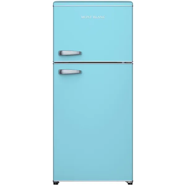 מקרר כחול MBR-640FF-BLU מקרר מקפיא עליון 518 ליטר מבית MONT BLANC - צבע כחול בהיר – תמונה 1