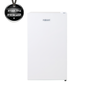 FJ-KS93WG מקרר משרדי 86 ליטר DE – FROST דלת זכוכית לבנה מבית FUJICOM