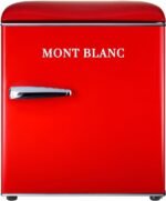 MBR-90DF-RED מקרר משרדי מיני בר 46 ליטר מבית MONT BLANC - אדום רטרו