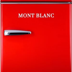 MBR-90DF-RED מקרר משרדי מיני בר 46 ליטר מבית MONT BLANC - אדום רטרו
