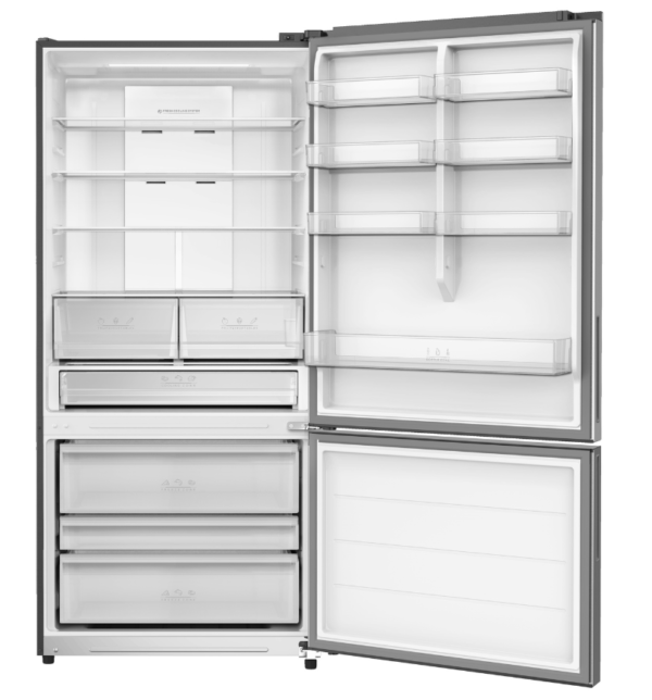⁦מקרר מקפיא תחתון 680 ליטר NO-FROST נירוסטה FUJICOM⁩ – תמונה ⁦3⁩