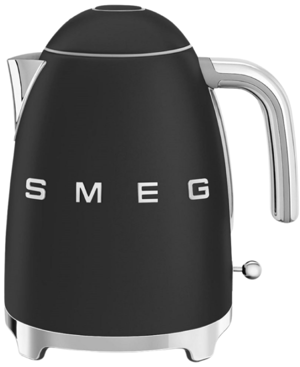 ⁦KLF03BLMEU קומקום חשמלי בצבע שחור מט מבית SMEG⁩ – תמונה ⁦1⁩