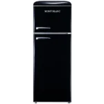MBR-290DF-BLK מקרר מקפיא עליון 215 ליטר מבית MONT BLANC - שחור רטרו