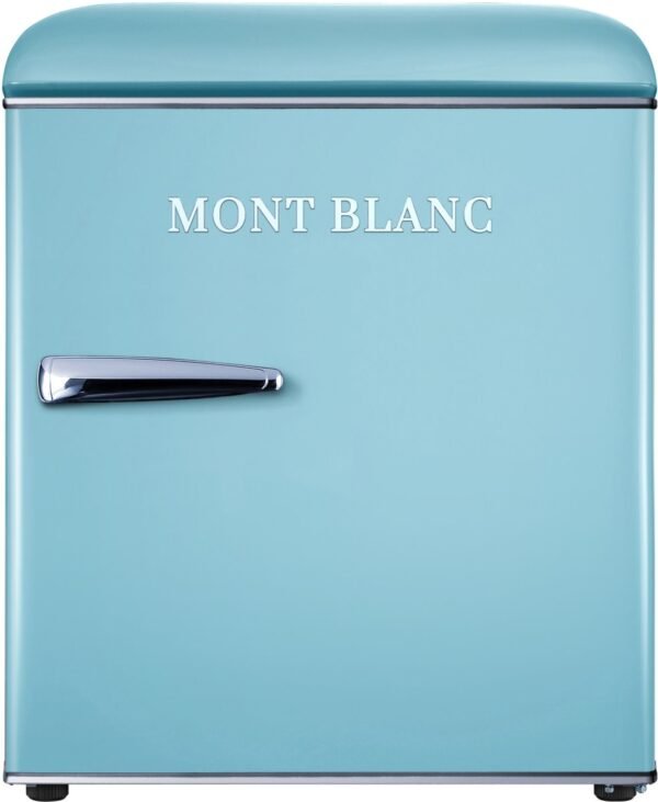 ⁦MBR-90DF-BLU מקרר משרדי מיני בר 46 ליטר מבית MONT BLANC - כחול רטרו⁩ – תמונה ⁦1⁩