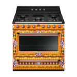 TR90DGC9 תנור משולב עם כיריים בעיצוב Dolce & Gabbana מבית SMEG